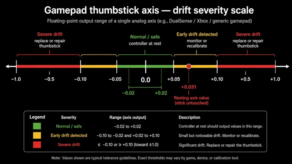 Gamepad Thumbstick Axis - Stick Drift