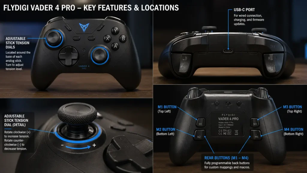 Flydigi Vader 4 Pro Features Guide